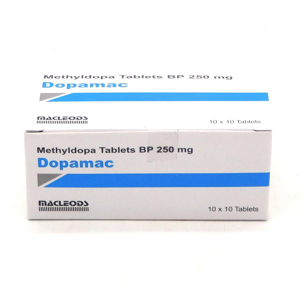 Methyldopa 250mg Blisters (Dopamac)