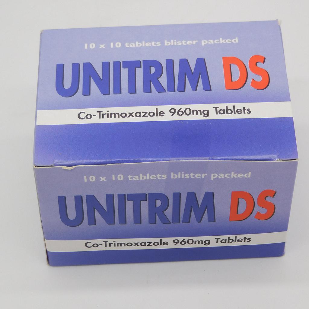 Co-Trimoxazole 800mg/160mg Tablets Blisters (UnitrimDS)