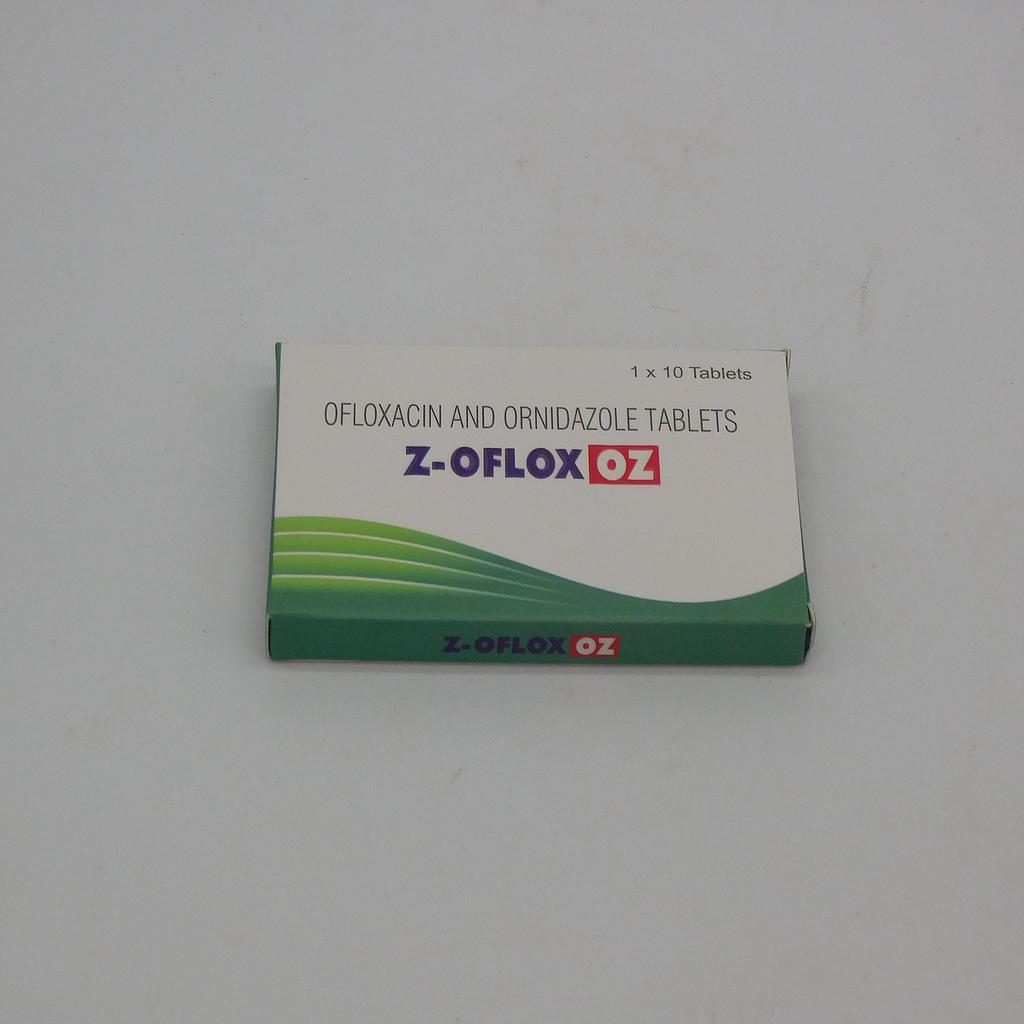 Ofloxacin 200mg/Ornidazole 500mg Tablets (Z-Oflox Oz)