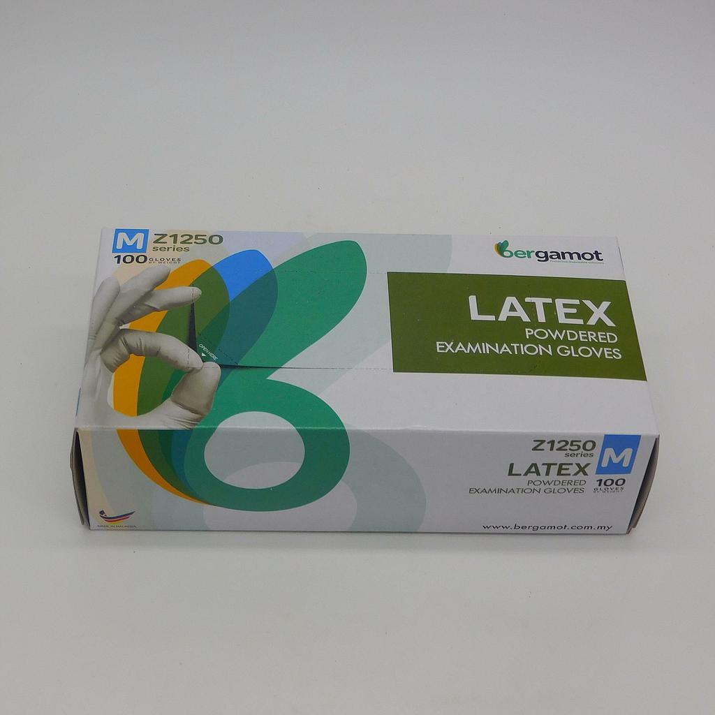 Latex Examination Gloves Medium Box (Bergamot)