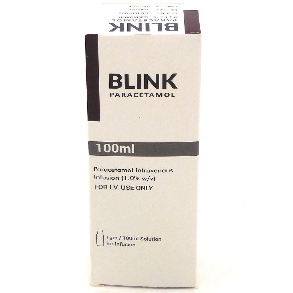 Paracetamol Infusion 100ml (Blink)