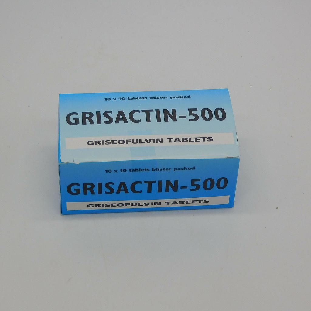 Griseofulvin 500mg Blister Tablets (Grisactin)