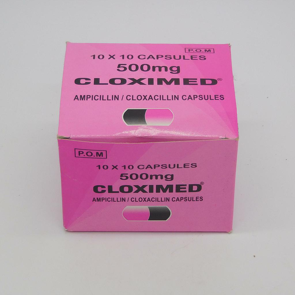 Ampicillin/Cloxacillin 500mg Capsules Blisters (Cloximed)