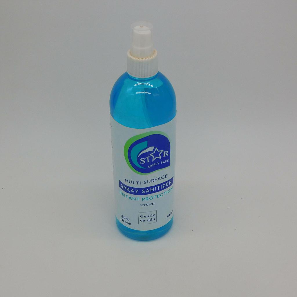 Hand Sanitizer 500ml  Spray Bottle (Star)