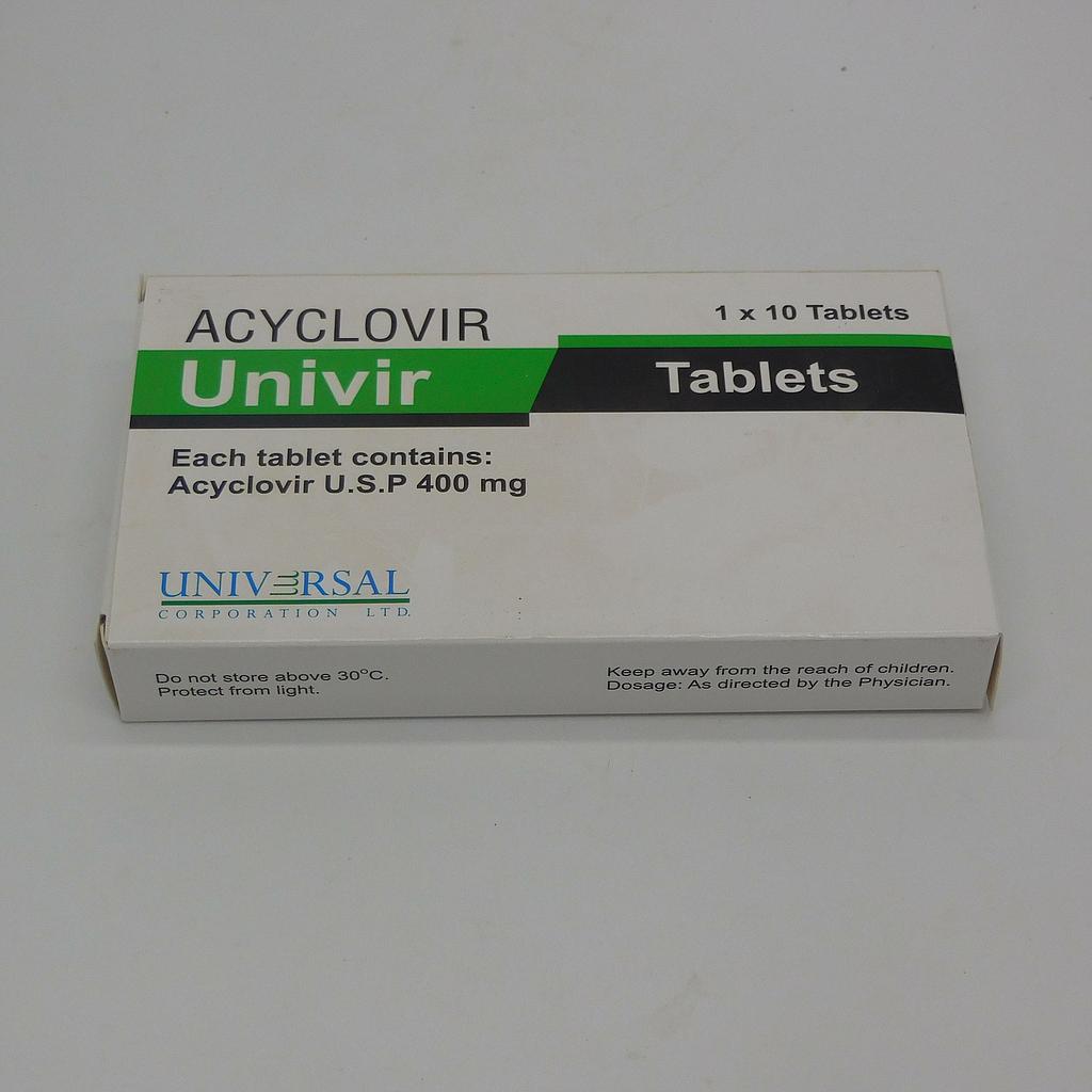 Acyclovir 400mg Tablets (Univir)