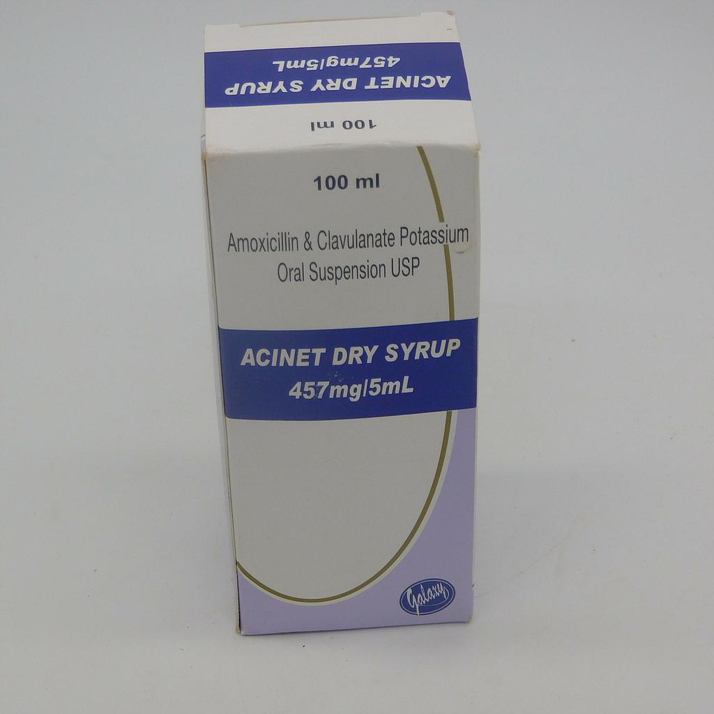 Amoxicillin/Clavulanate Potassium 457mg/5ml Suspension 50ml (Acinet)