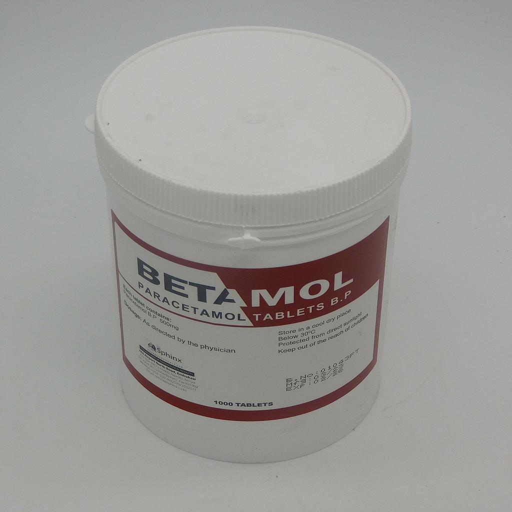 Paracetamol 500mg Tablets Tin (Betamol)