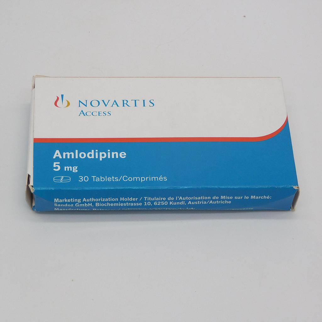 Amlodipine 5mg Tablets (Novartis)