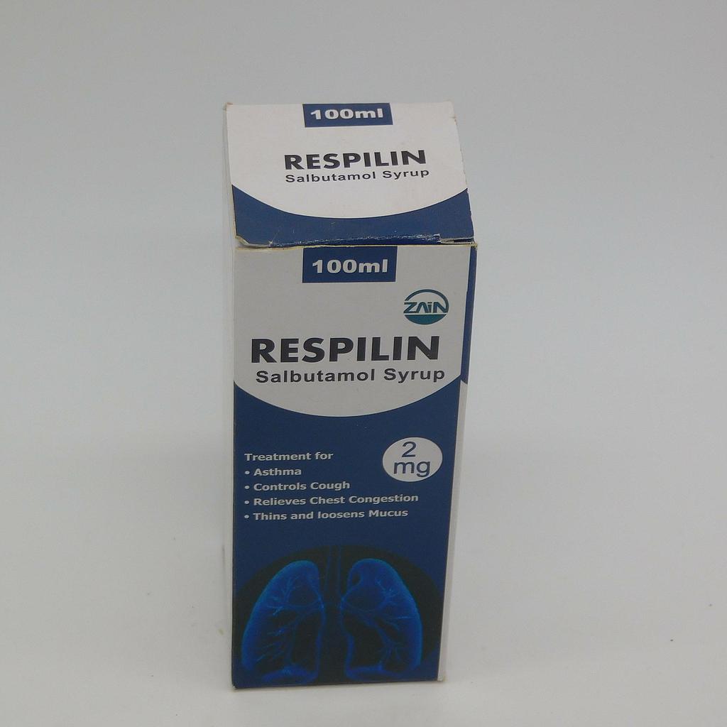 Salbutamol Syrup 100ml (Respilin)