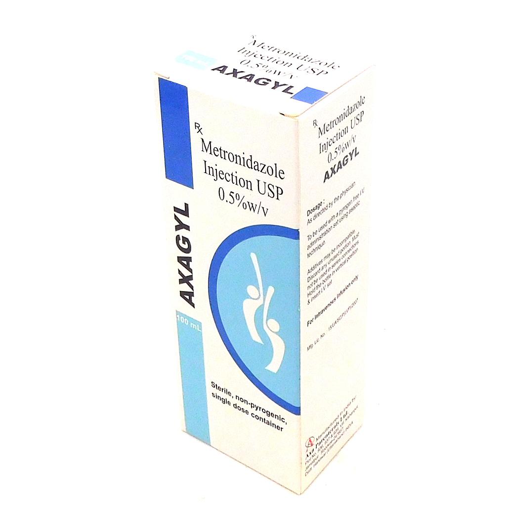 Metronidazole 100ml Injection (Axagyl)
