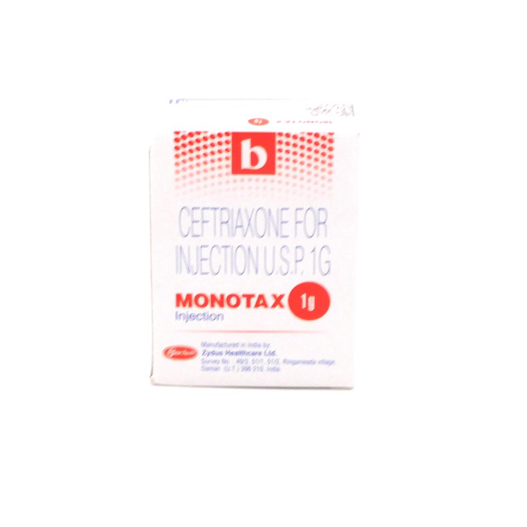 Ceftriaxone 1g Injection (Monotax)