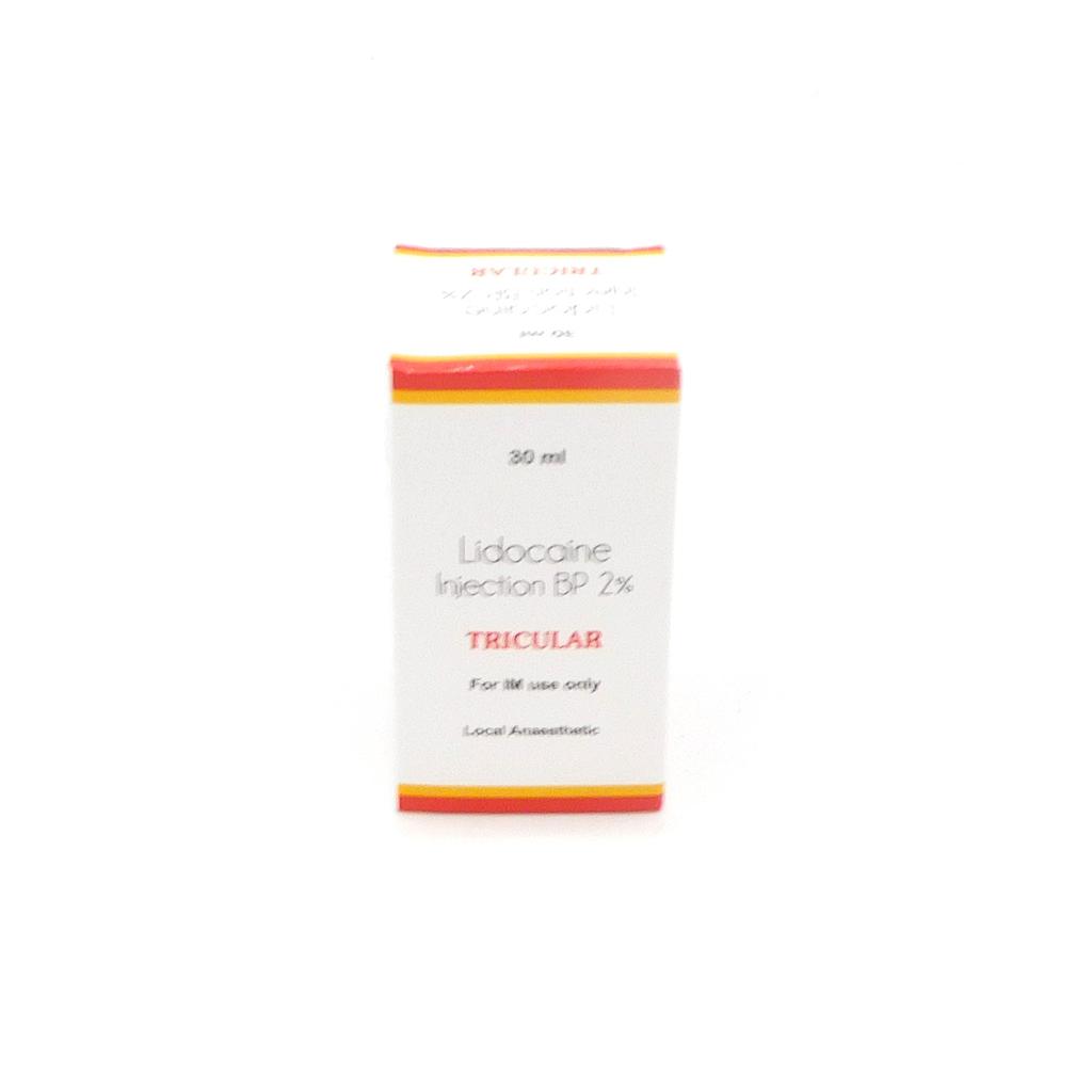 Lidocaine Injection 30ml (Tricular)