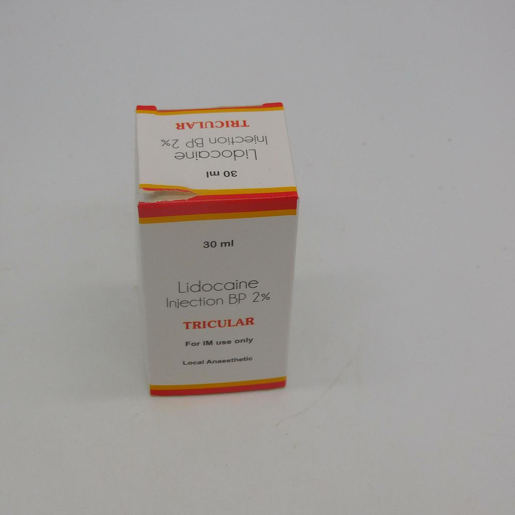 Lidocaine Injection 30ml (Tricular) 