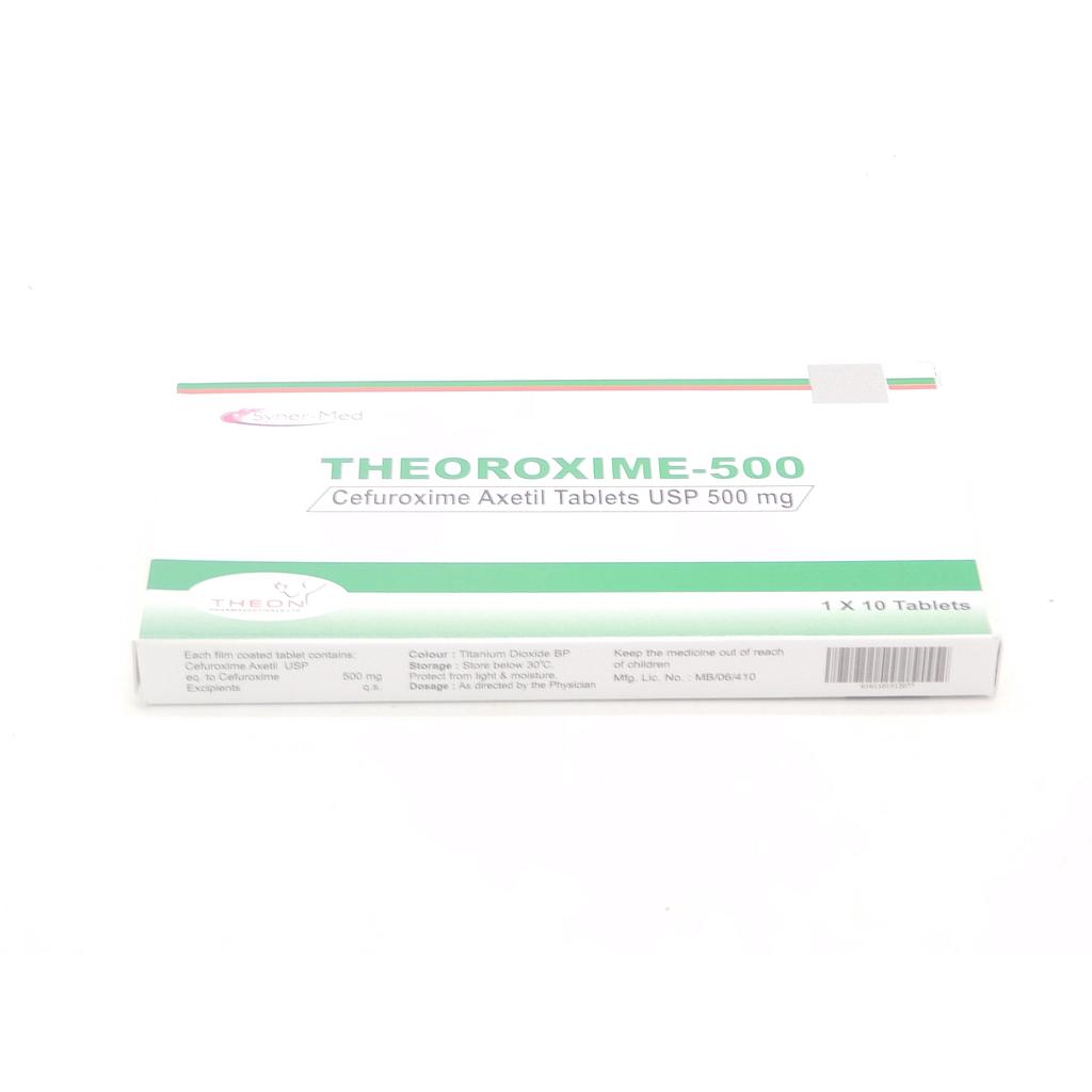 Cefuroxime Axetil 500mg Tablets (Theoroxime-500)
