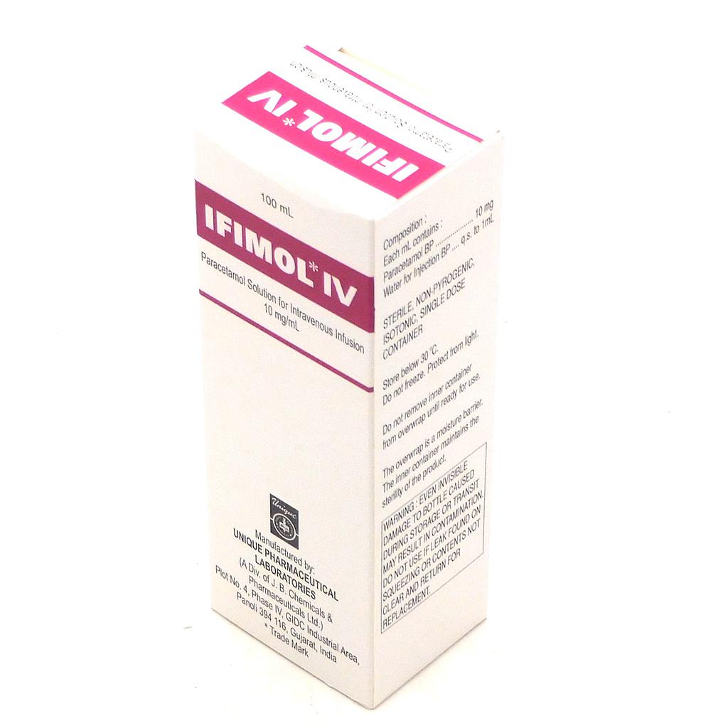 Paracetamol Infusion 100ml (Ifimol IV)