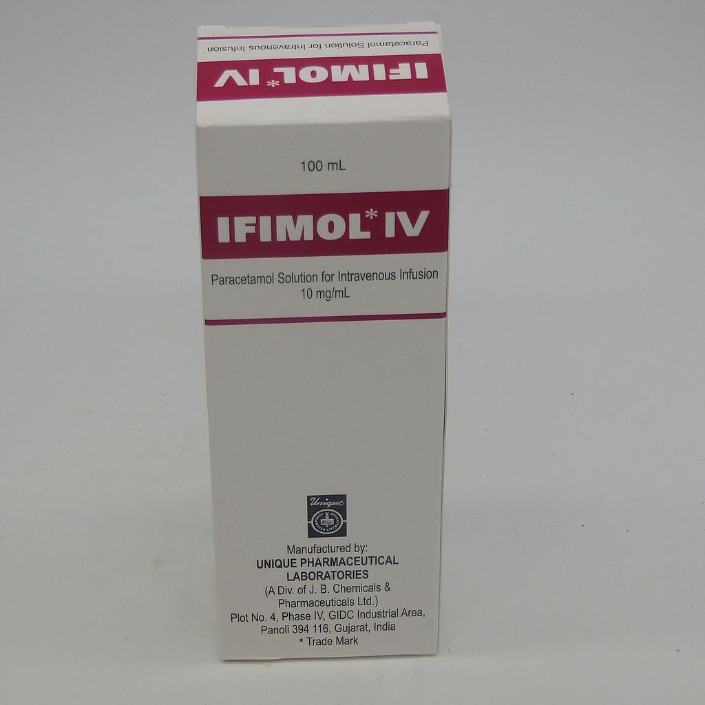 Paracetamol Infusion 100ml (Ifimol IV)
