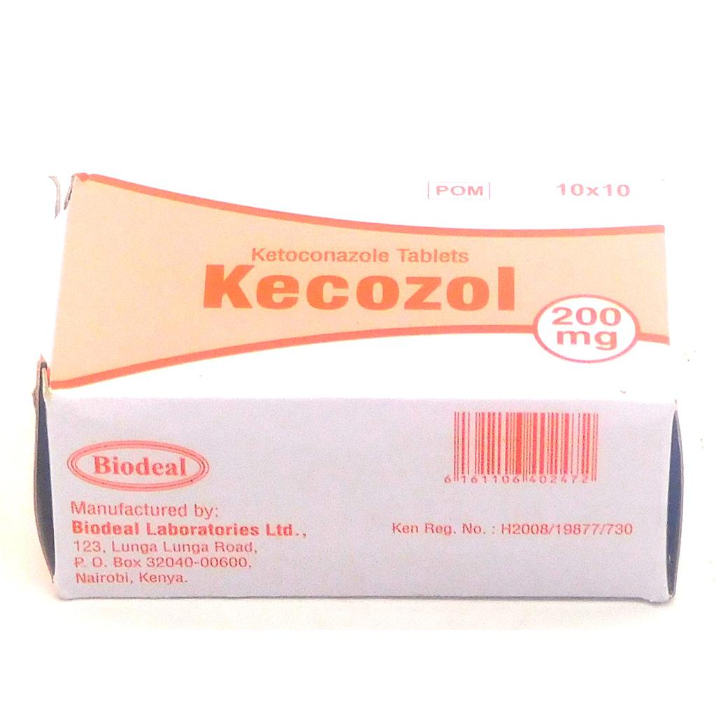 Ketoconazole 200mg Tablets (Kecozol)