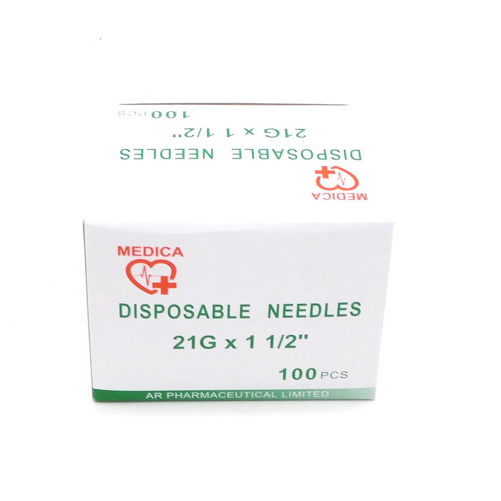 Needles 21G (Medica)