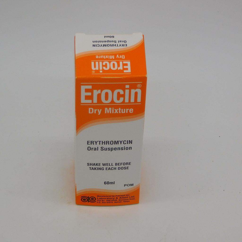 Erythromycin 125mg/5ml Dry Suspension 60ml (Erocin)