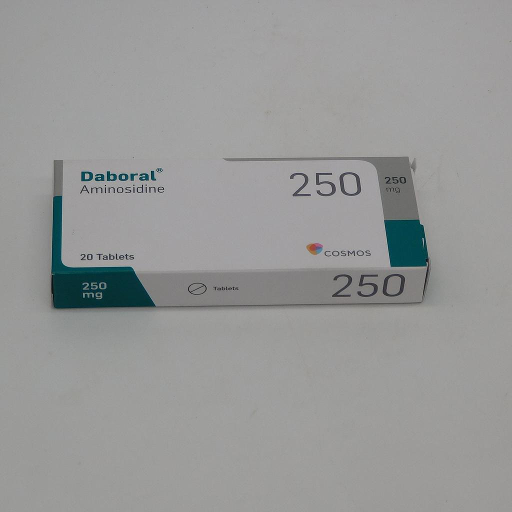 Aminosidine 250mg Tablets (Daboral)  