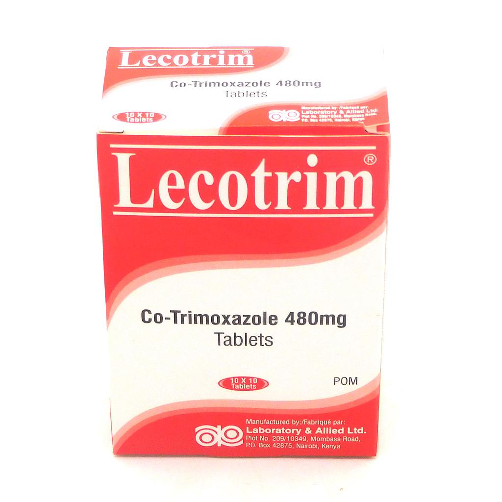 Co-Trimoxazole 400/80mg Tablets Blister (Lecotrim)