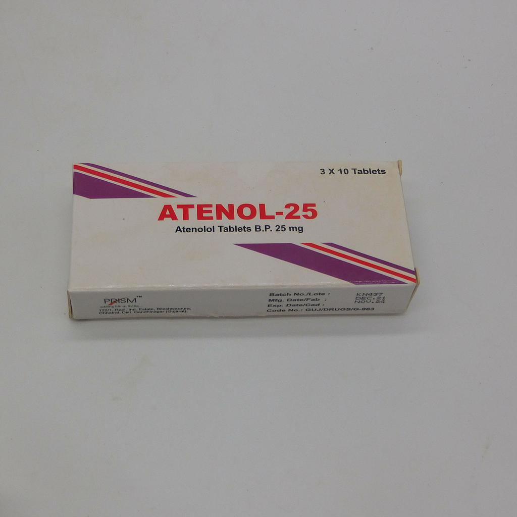 Atenolol 25mg Tablets (Atenol-25)