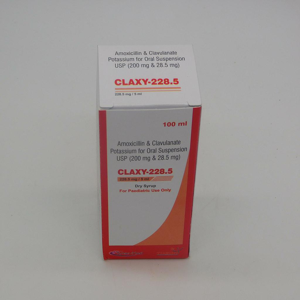 Amoxicillin/Clavulanate Potassium 228mg/5ml 100ml Syrup (Claxy)