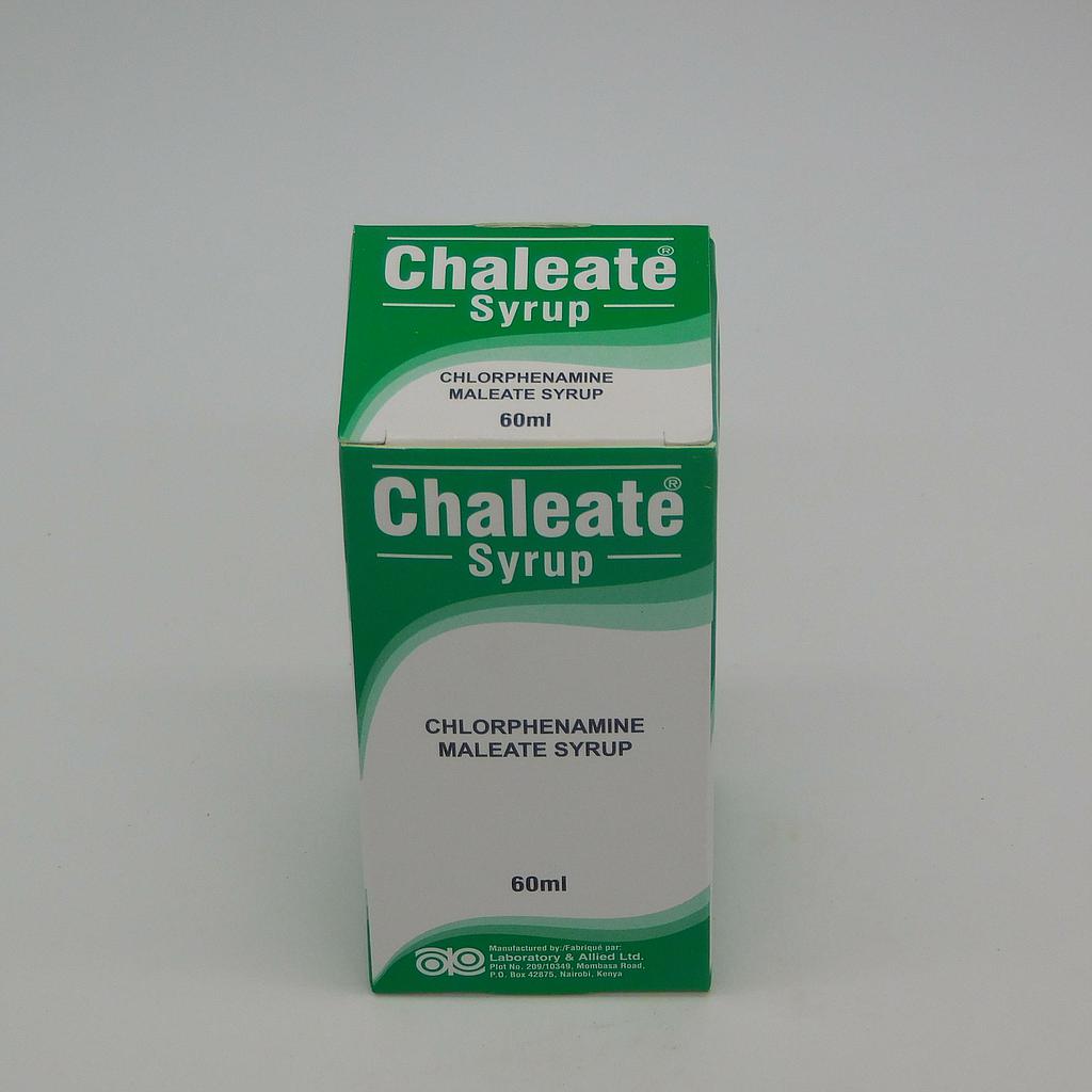Chlorpheniramine 2mg/5ml Syrup 60ml (Chaleate)