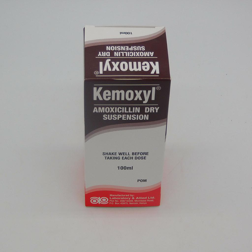 Amoxicillin 125mg/5ml Suspension 100ml (Kemoxyl)