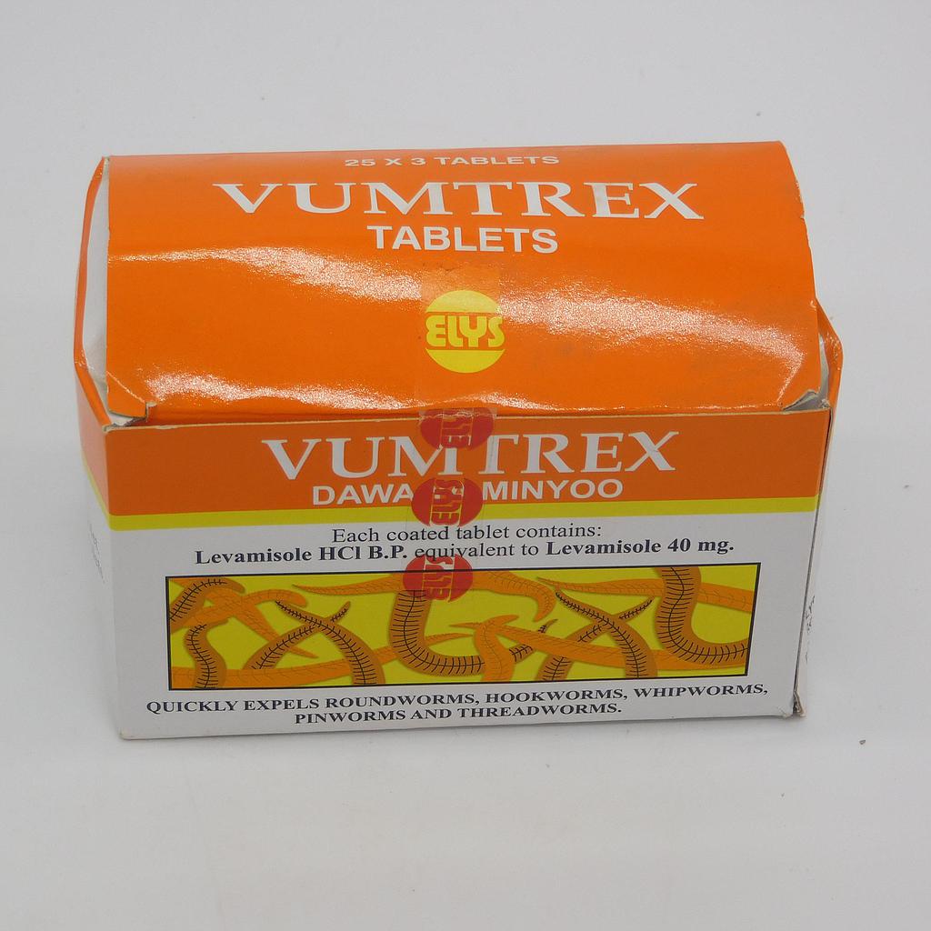 Levamisole 40mg Tablets Blisters (Vumtrex)
