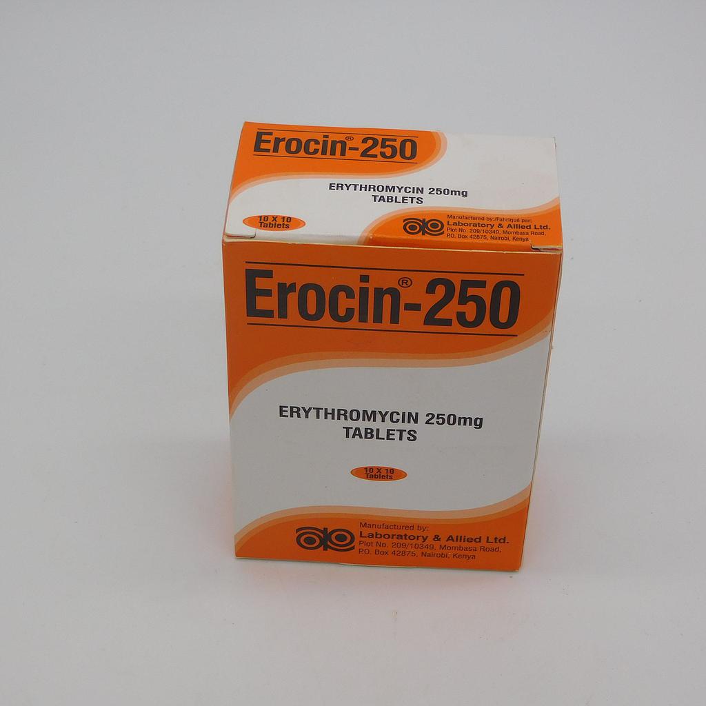 Erythromycin 250mg Tablets Blister (Erocin)