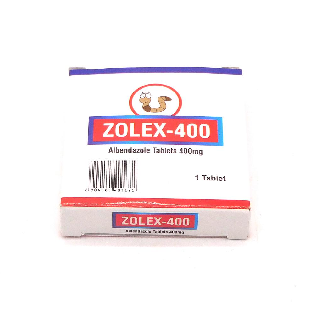 Albendazole 400mg Tablets (Zolex)