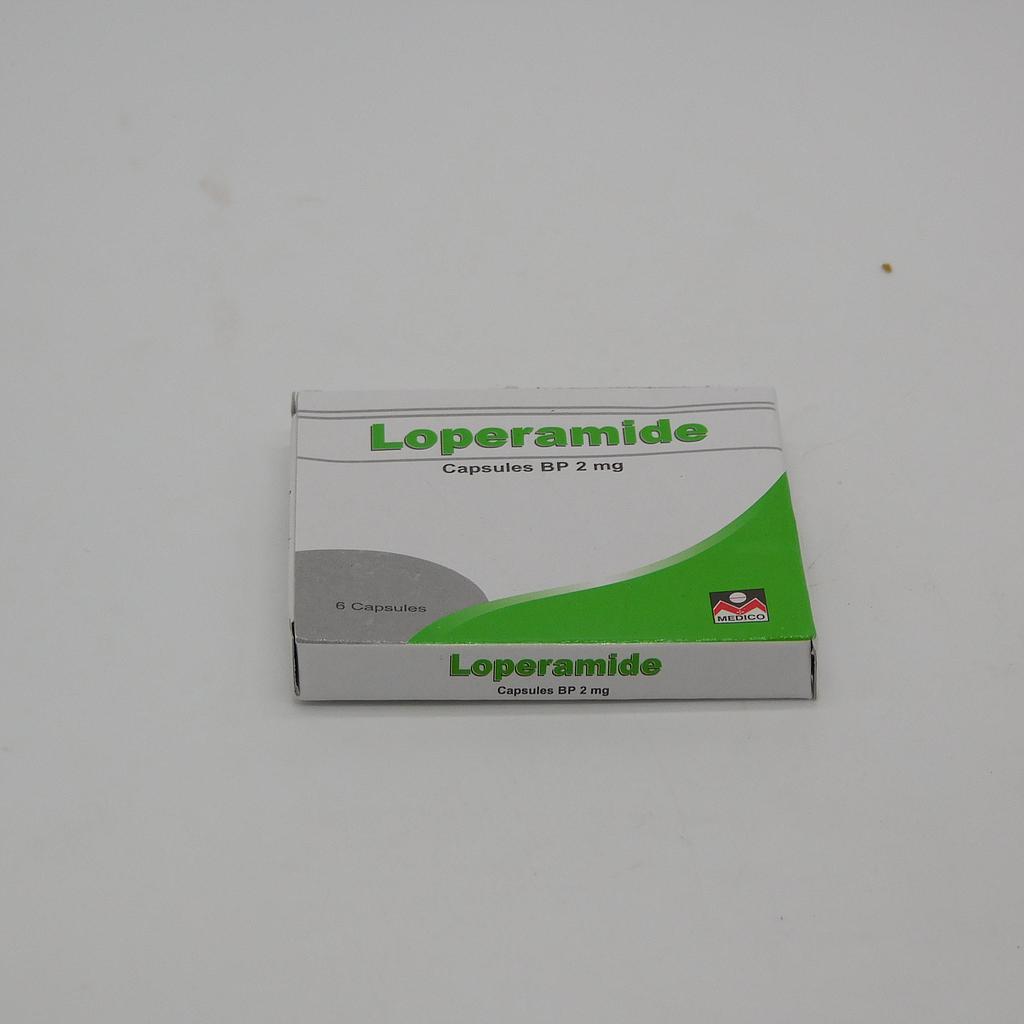 Loperamide 2mg Capsules (Medico)