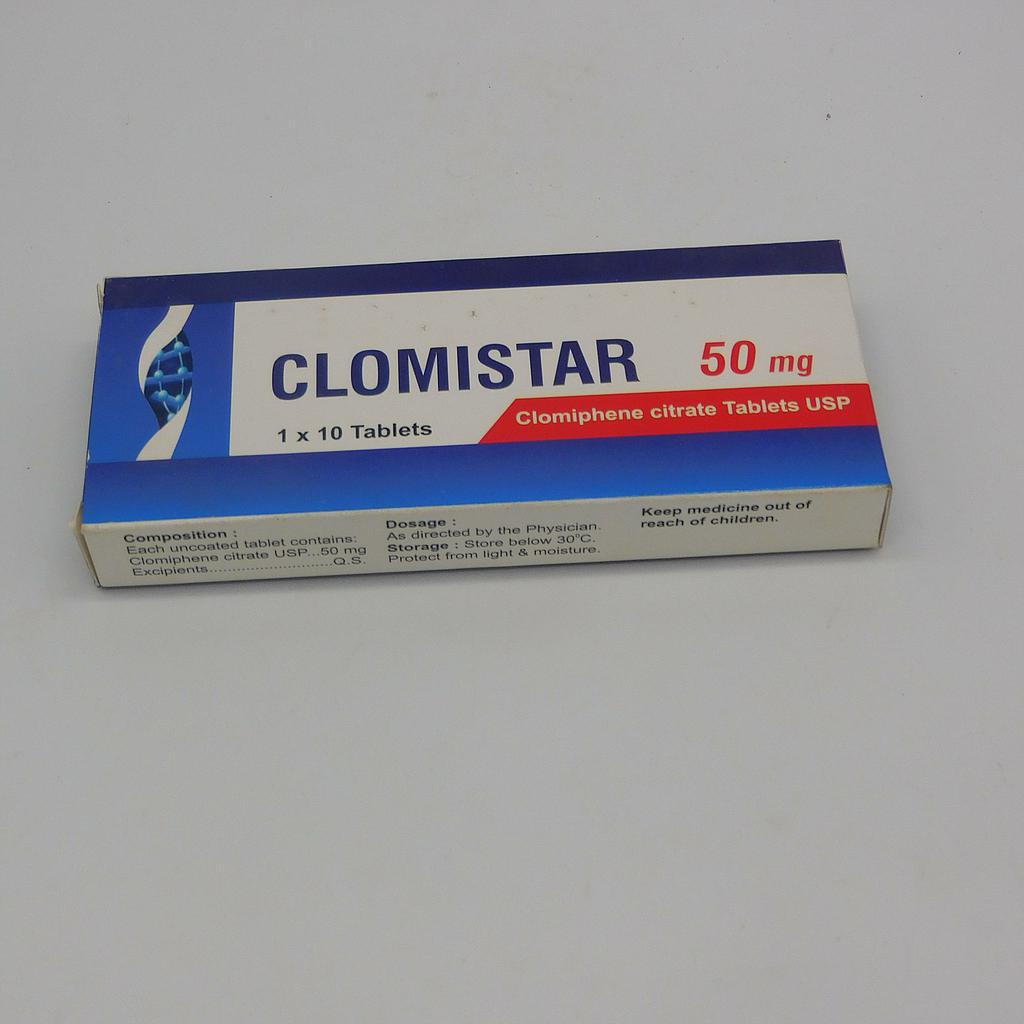 Clomifene Citrate BP 50mg Tablets (Clomistar)