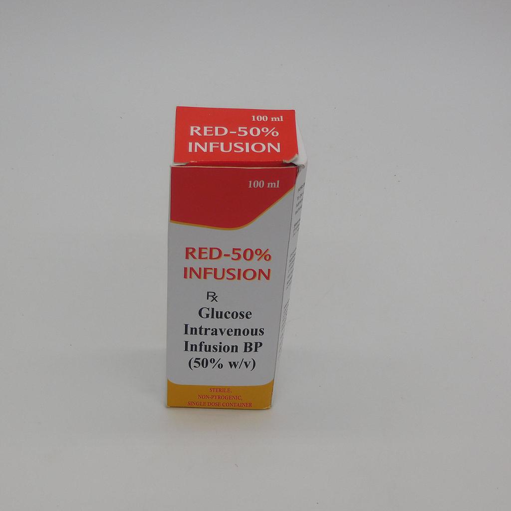 Dextrose 50% V/W 100ml (Red 50%) 