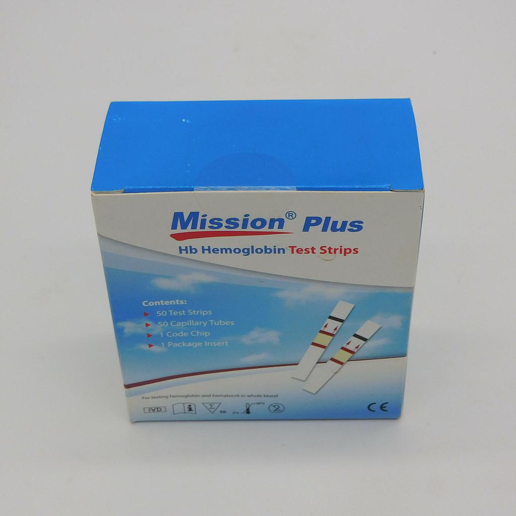 Hemoglobin Test Strips (Mission Plus)