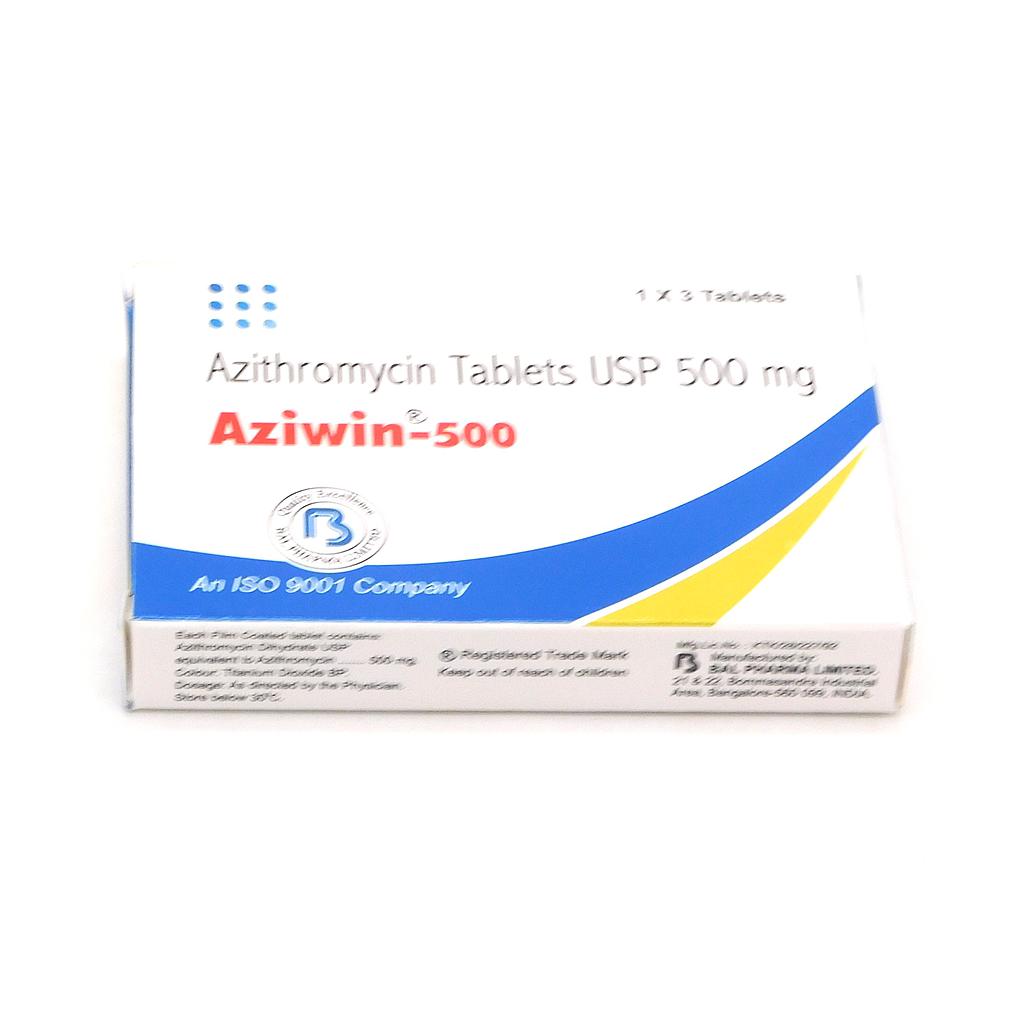 Azithromycin 500mg Tablets (Aziwin)