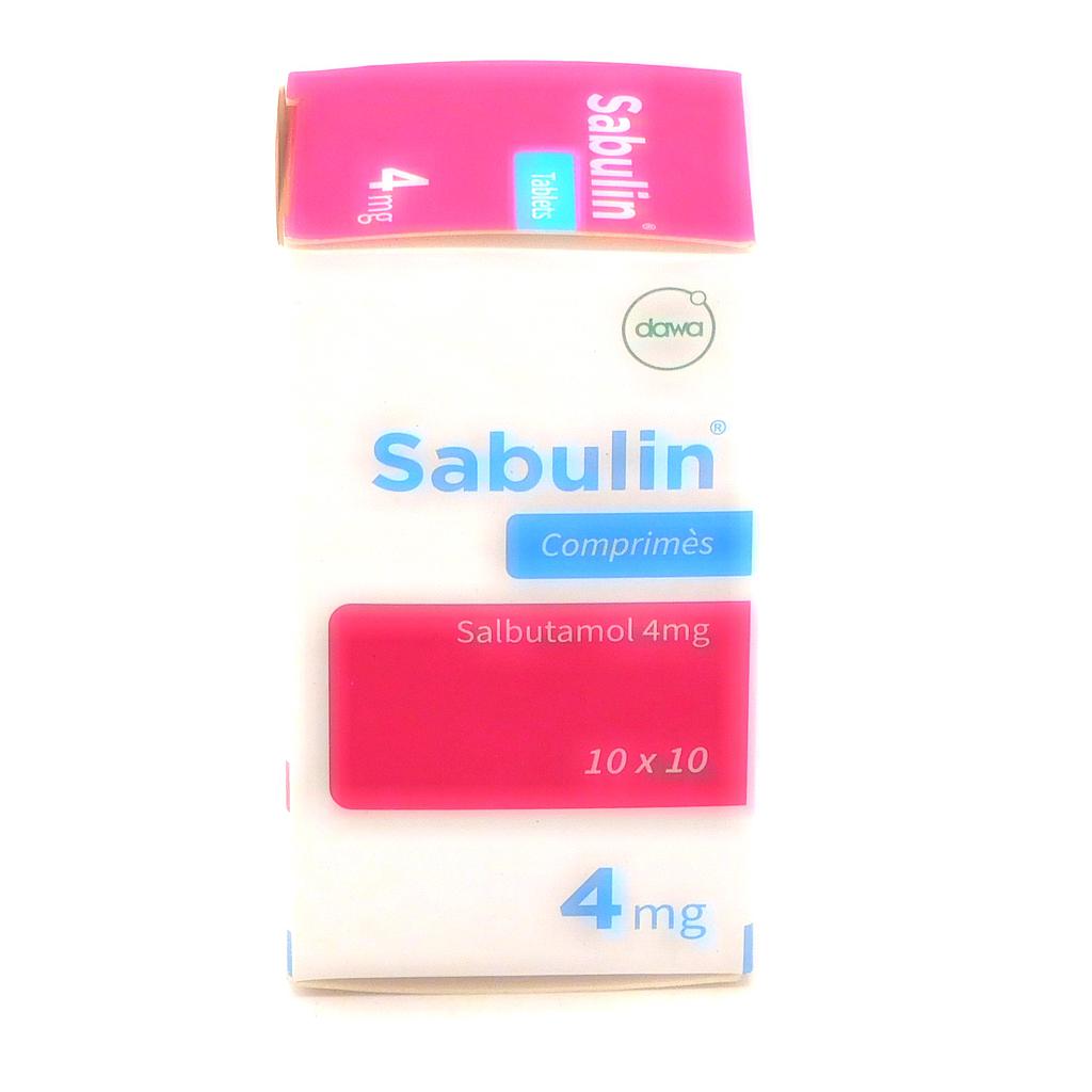 Salbutamol 4mg Tablets Blister (Sabulin)