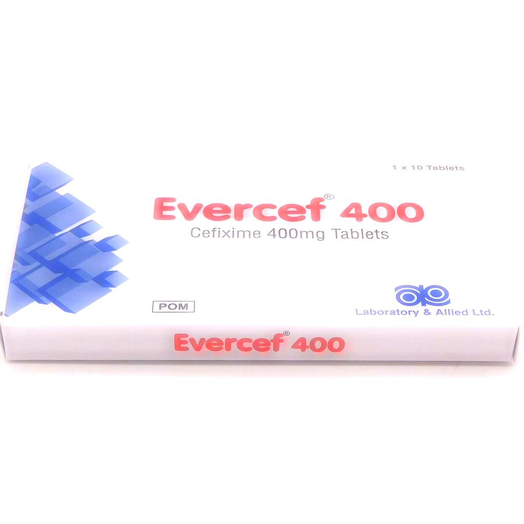 Cefixime 400mg Tablets (Evercef-400)
