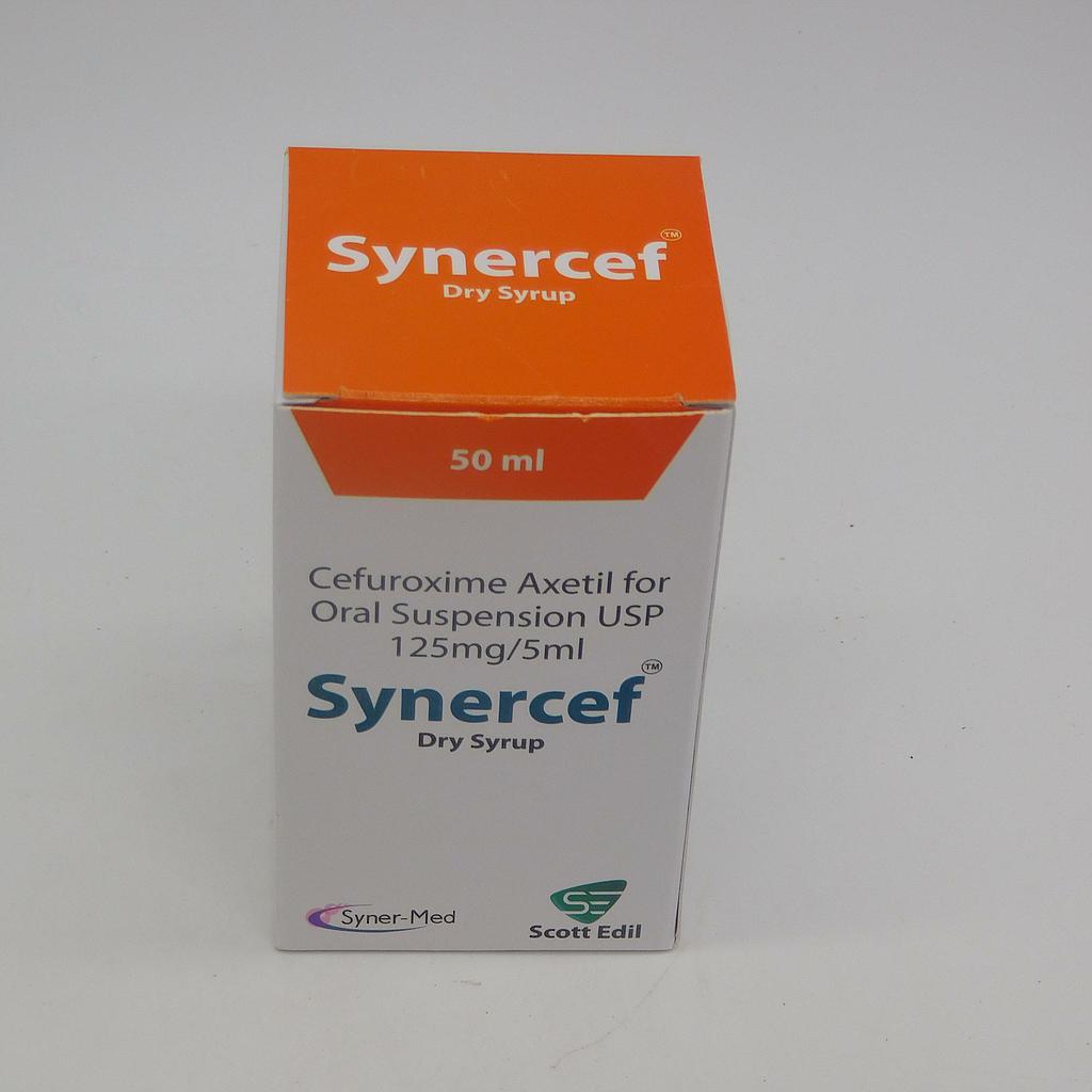 Cefuroxime Axetil 125mg/5ml Oral Suspension 50ml (Synercef)