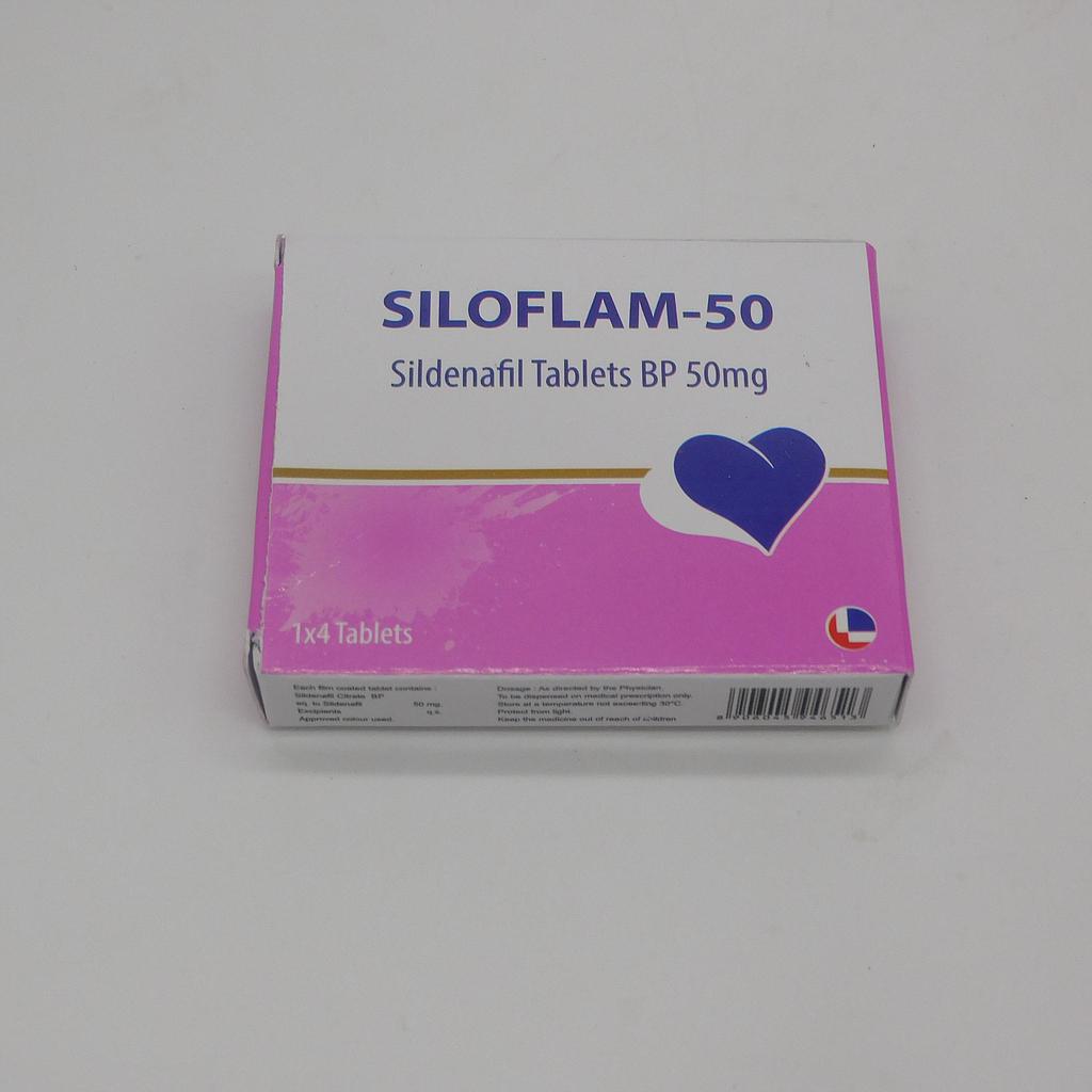 Sildenafil 50mg Tablets (Siloflam)