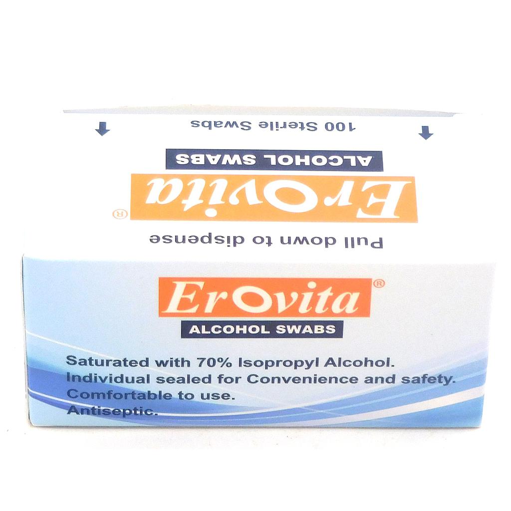 Isopropyl Alcohol 70% Swabs (Erovita)