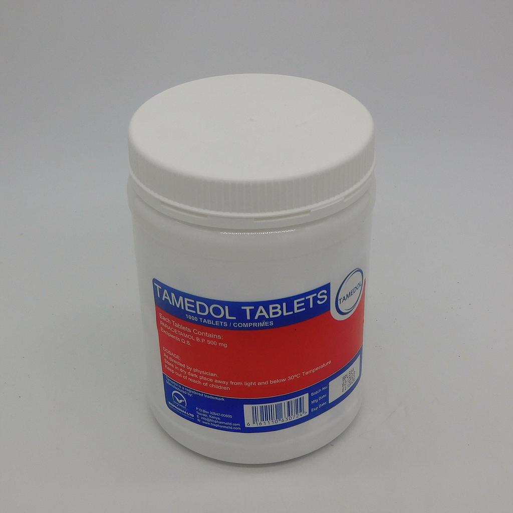 Paracetamol 500mg Tablets Tin (Tamedol)