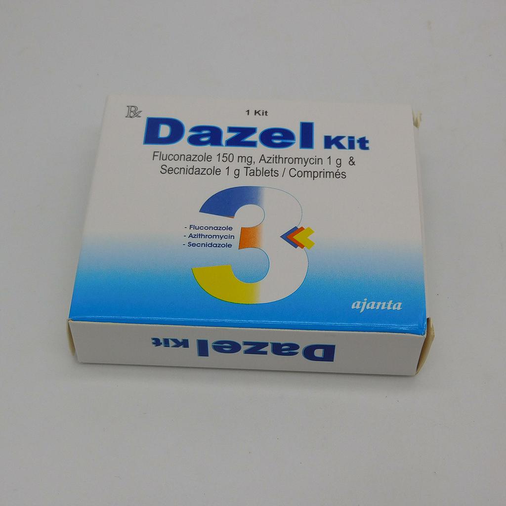 Fluconazole/Azithromycin/Secnidazole 150/1000/1000mg (Dazel Kit)