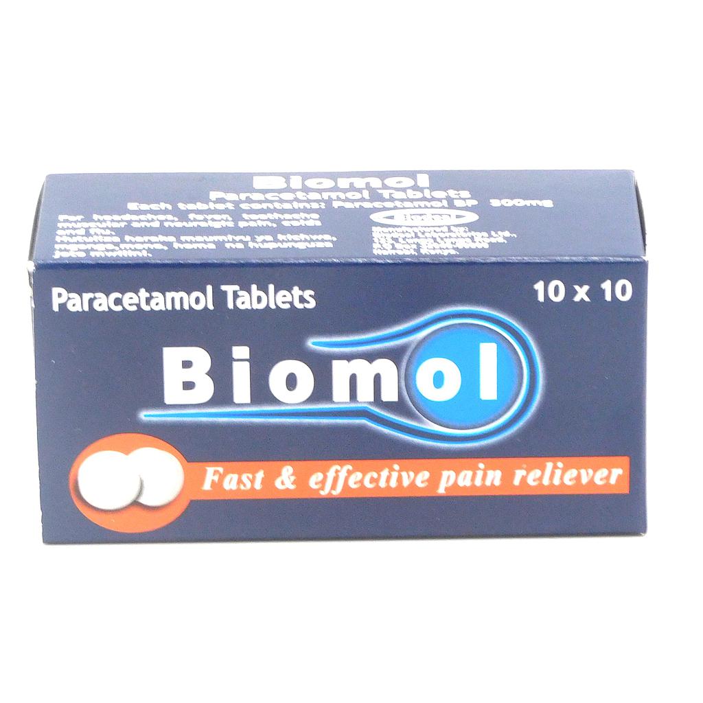 Paracetamol 500mg Tablets Blister (Biomol)