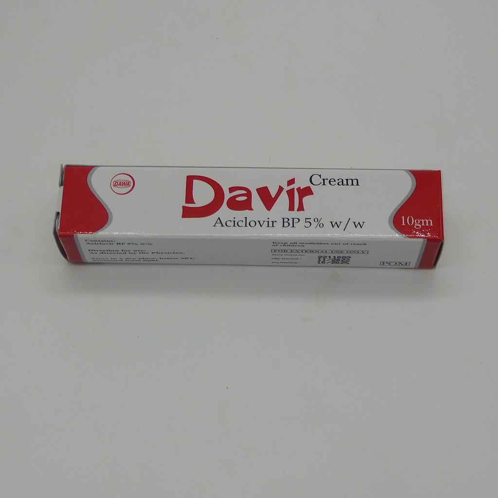 Acyclovir BP, 5% w/w – Cream (Davir)