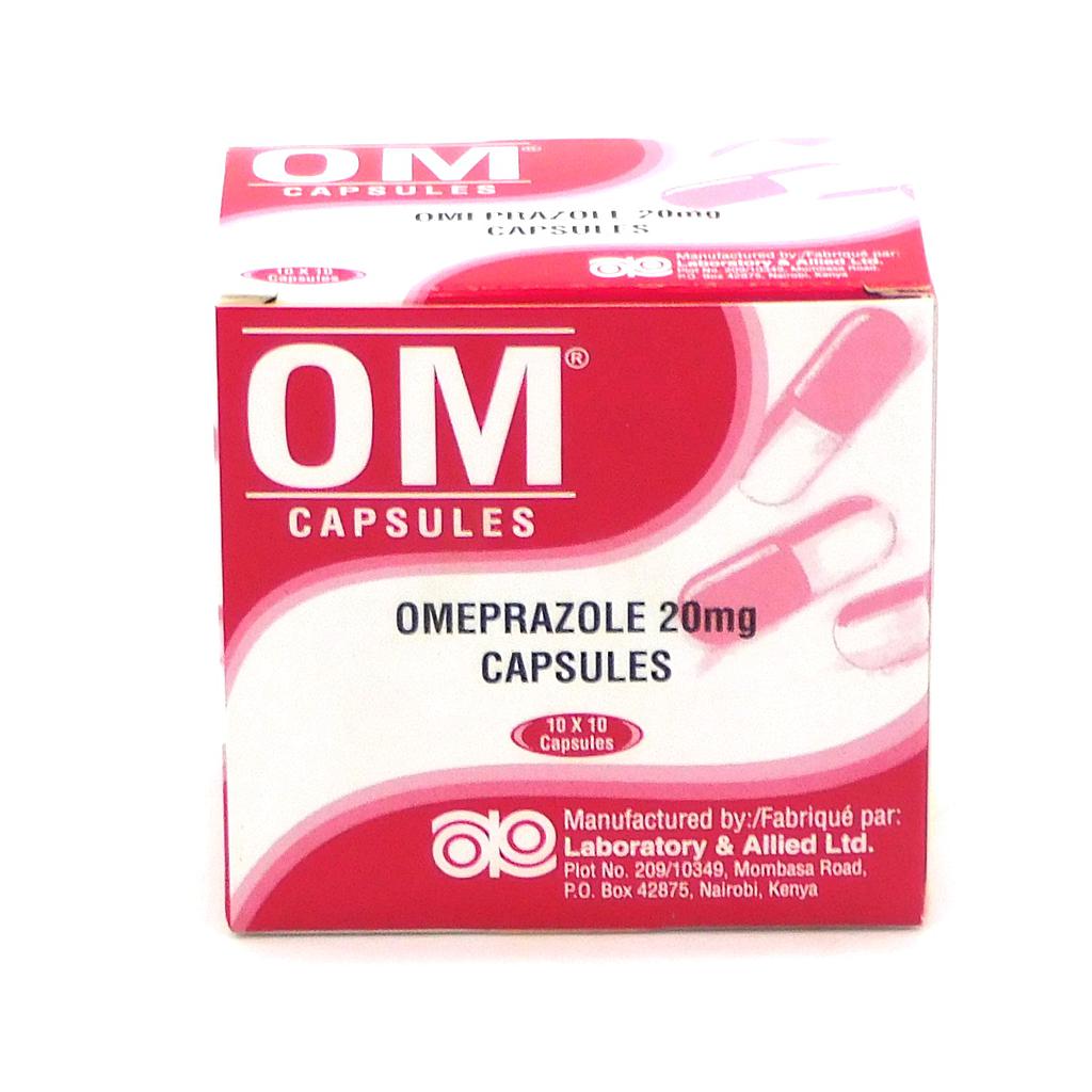 Omeprazole 20mg Capsules (OM)