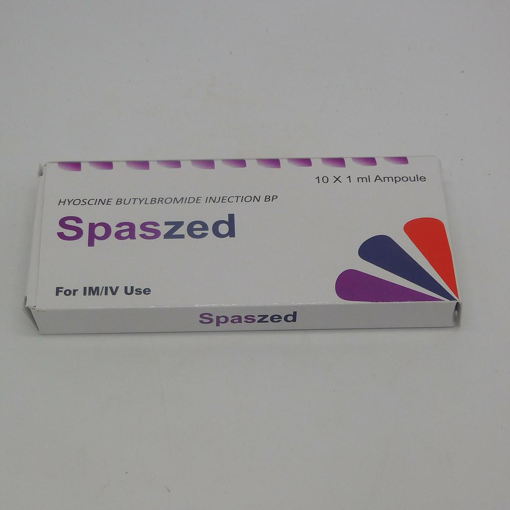 Hyoscine N-Butylbromide 20mg/1ml Injection Ampoule (Spaszed)