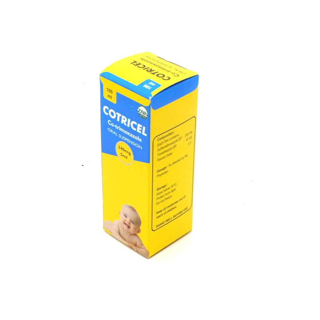 Co-Trimoxazole Suspension 100ml (Cotricel)