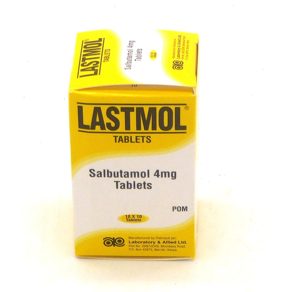 Salbutamol 4mg Tablets Blister (Lastmol) 